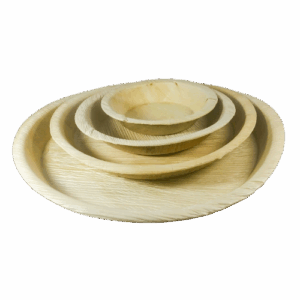 12 Round Areca Plates – Pack of 25 Areca Plates | Premium Quality, 100% Natural & Compostable | Lunch Plate